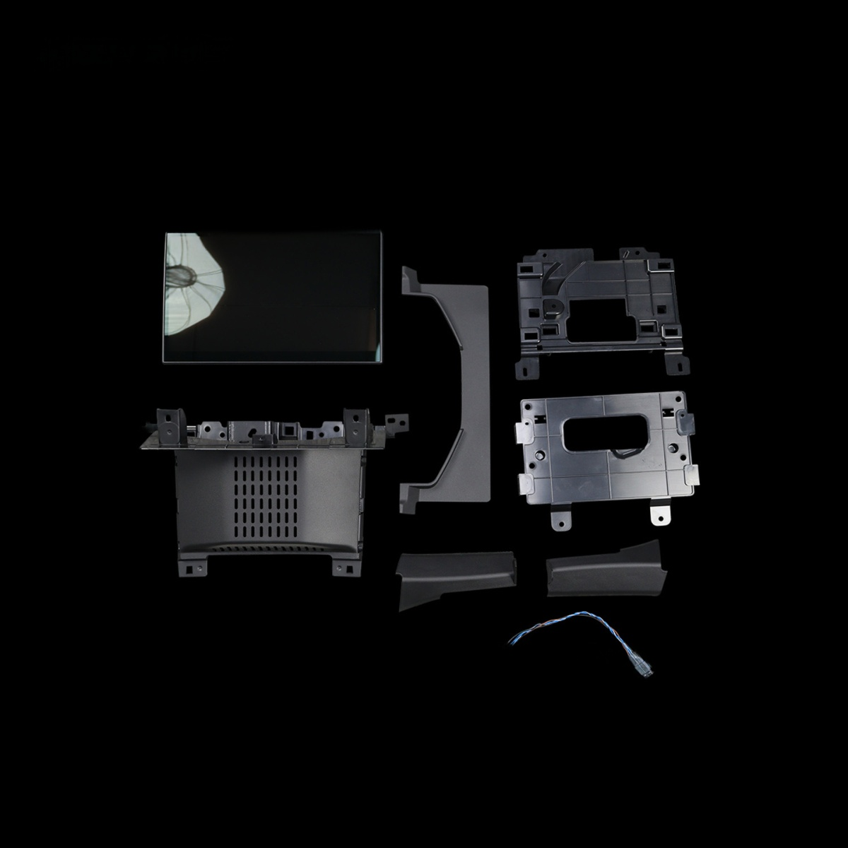 TITANSCHILD – Premium 13.1" CarPlay Navigationssystem für Land Rover Defender - Seitenansicht