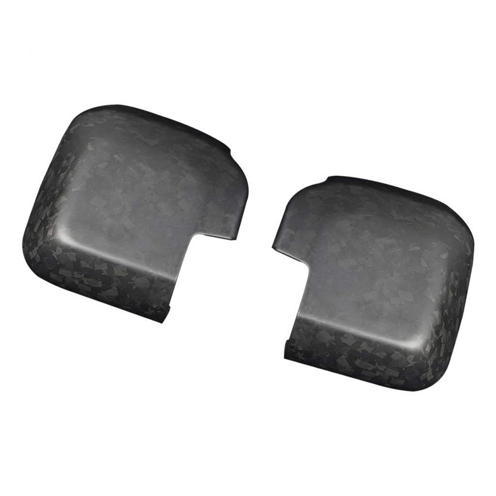 TITANSCHILD – Forged Carbon Spiegelkappen für Land Rover Defender L663 - Montageansicht