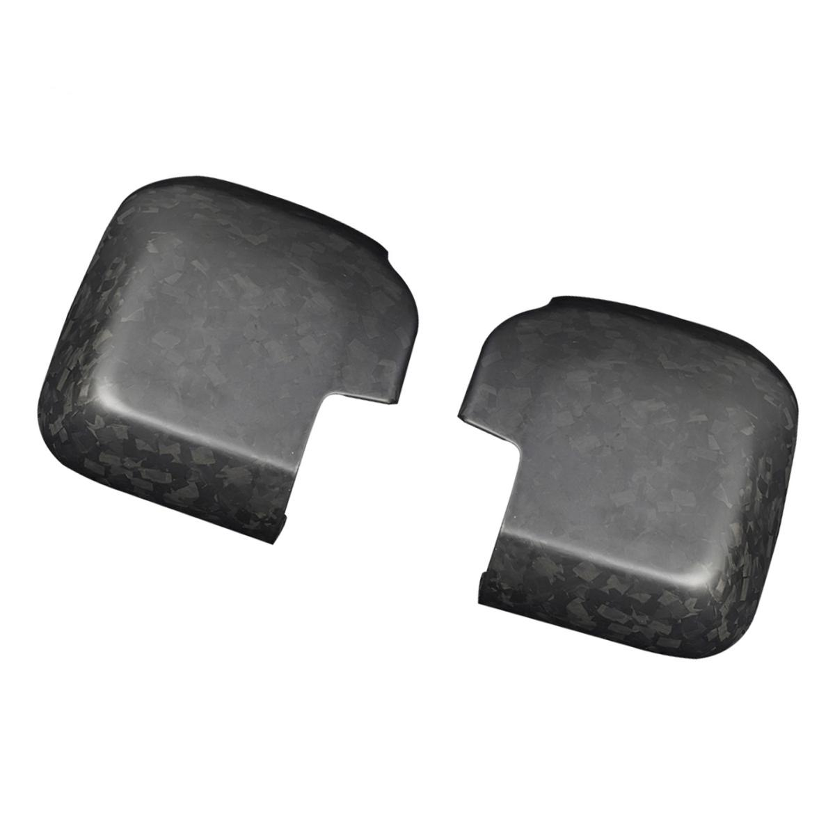 TITANSCHILD – Forged Carbon Spiegelkappen für Land Rover Defender L663 - Montageansicht