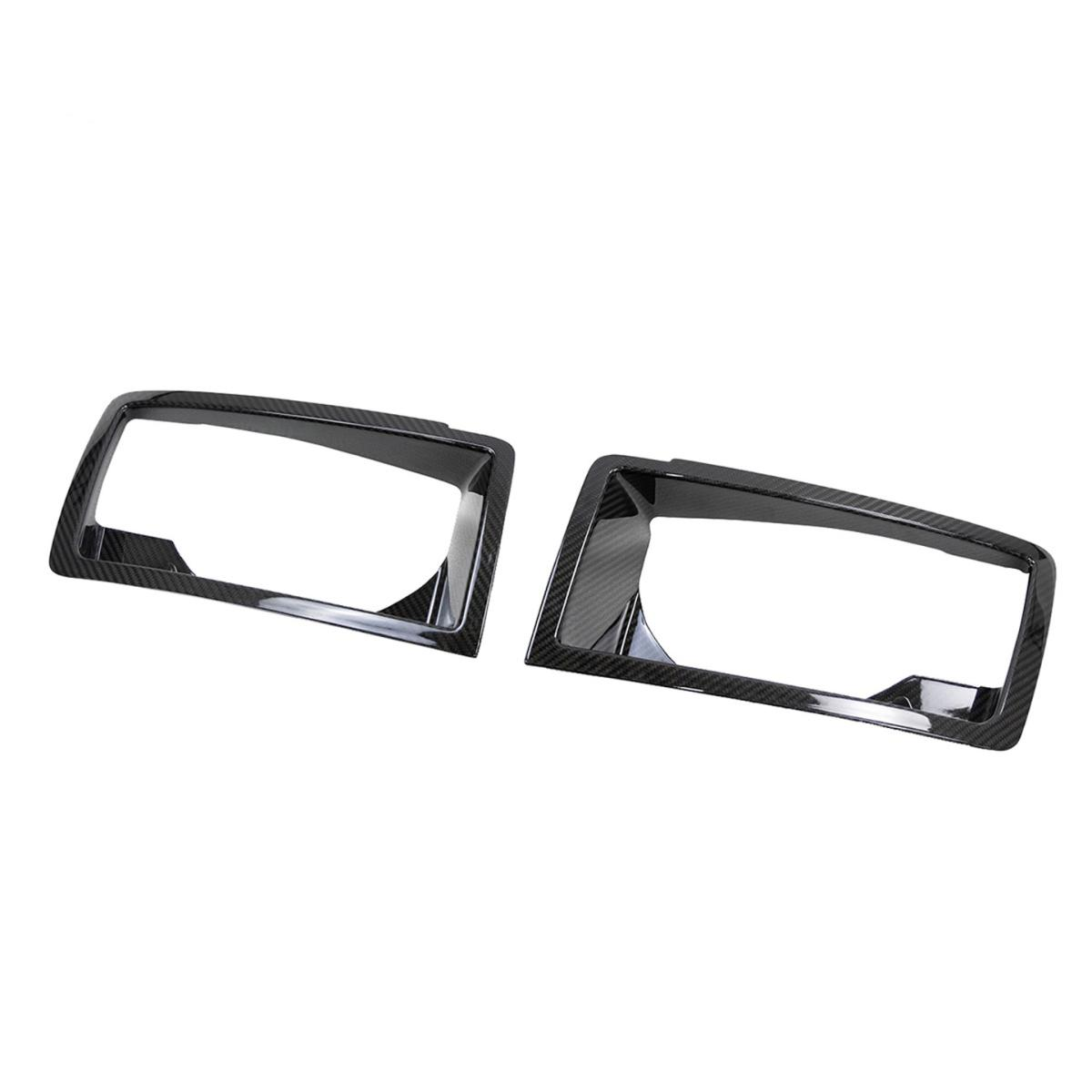 TITANSCHILD – Frontscheinwerfer-Abdeckungen Carbon für Land Rover Defender L663 - Nahaufnahme