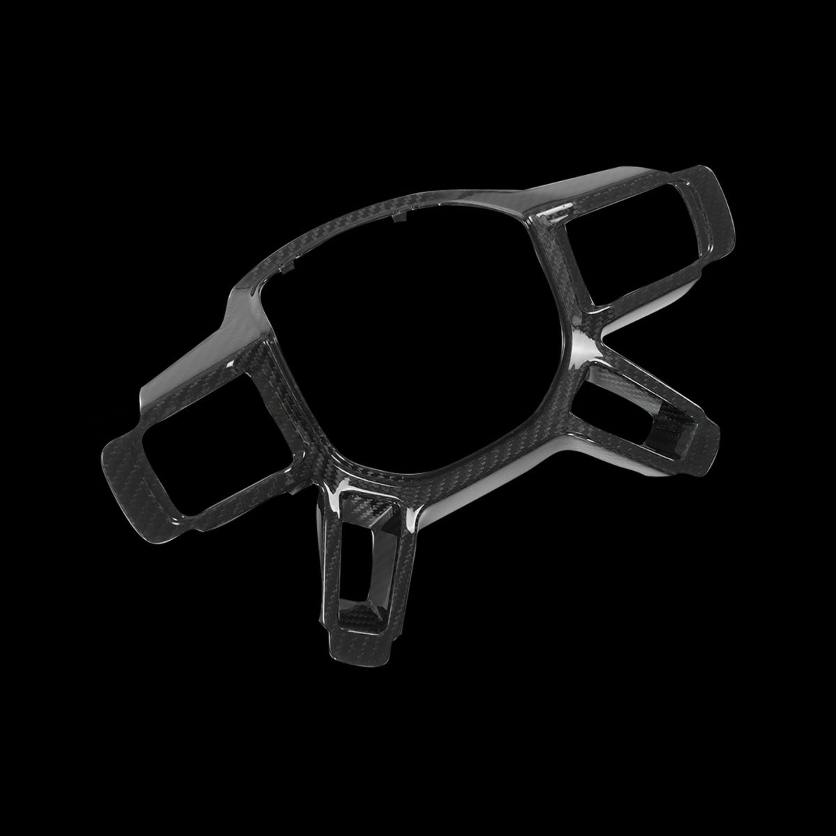 TITANSCHILD – Carbon Lenkradabdeckung für Defender 90/110/130 - Nahaufnahme