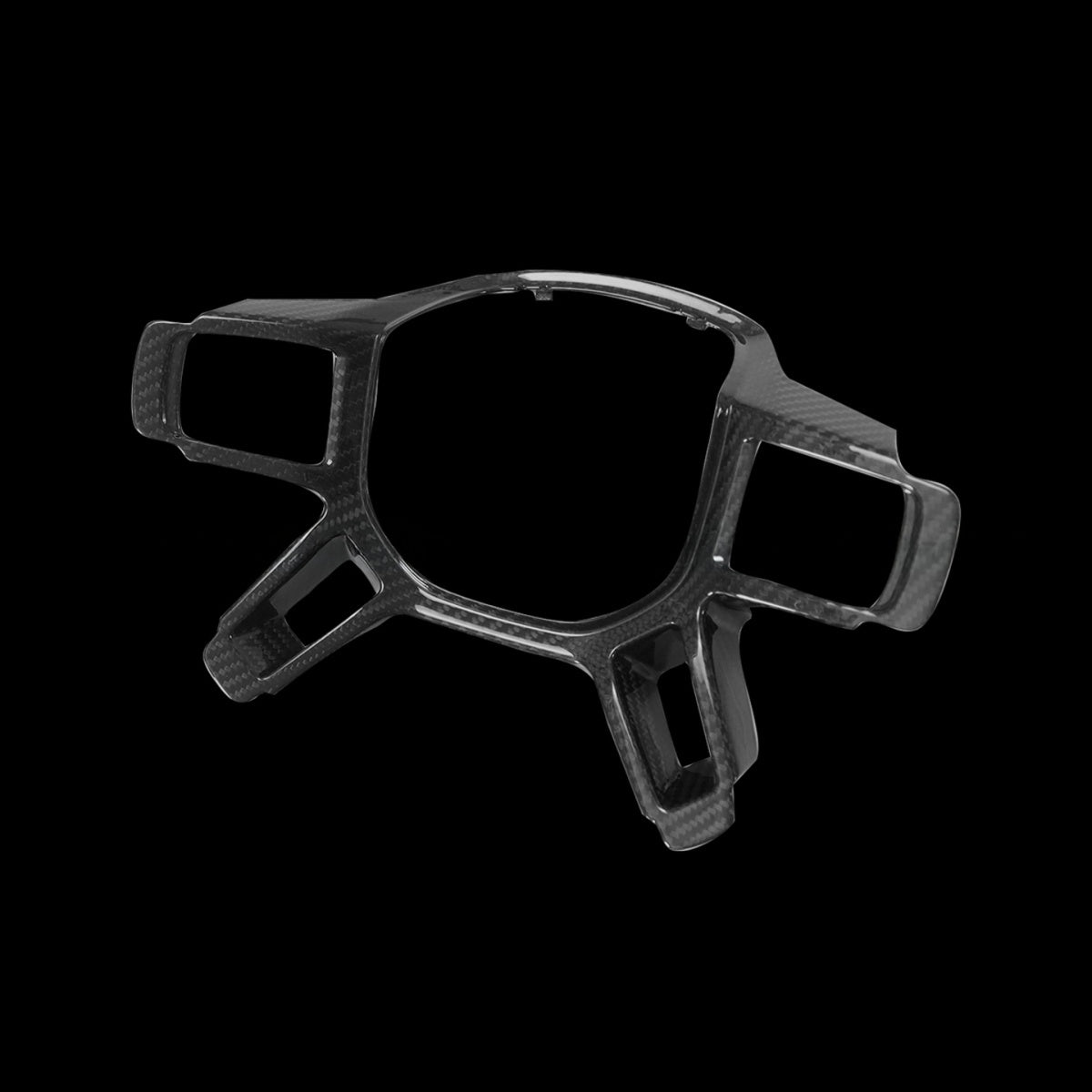 TITANSCHILD – Carbon Lenkradabdeckung für Defender 90/110/130 - Montageansicht