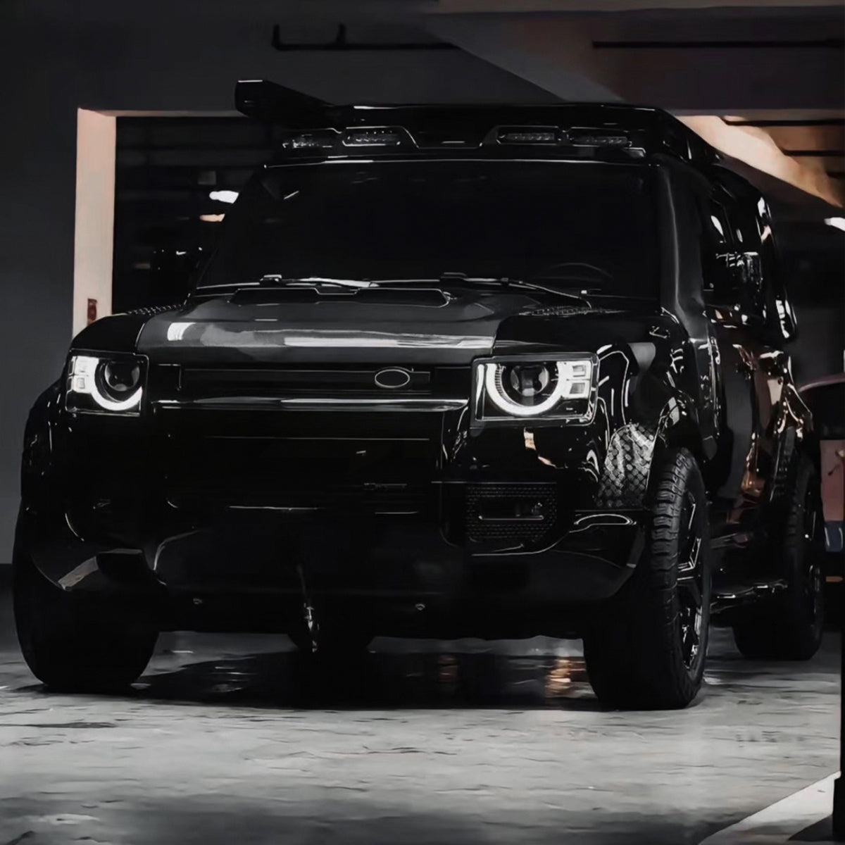 TITANSCHILD – Carbon Sport Motorhaube für Defender 90/110/130 - Hauptbild