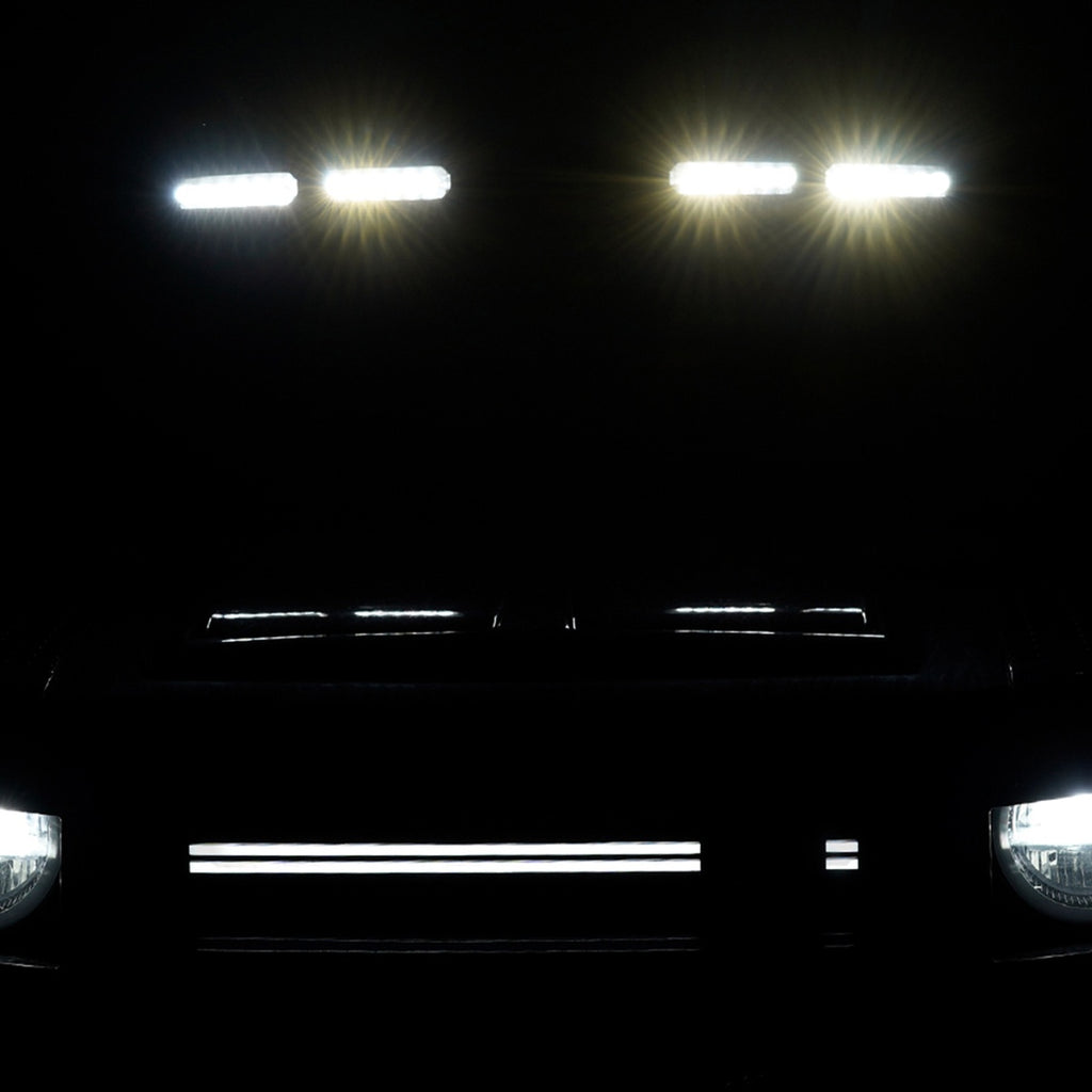 TITANSCHILD – Frontgrill mit LED für Land Rover Defender - Nahaufnahme