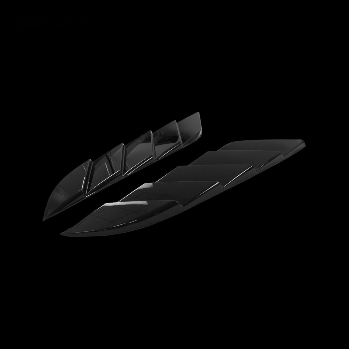 TITANSCHILD – Motorhauben-Seitenabdeckung ABS Schwarz für Defender - Weitere Ansicht