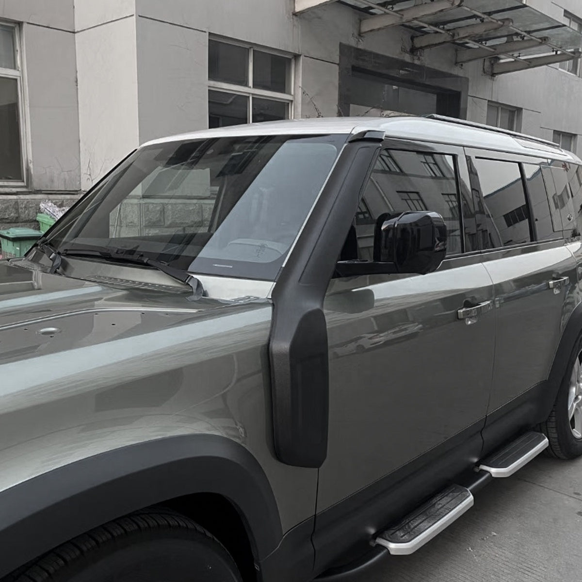 TITANSCHILD – Schnorchel Kit Matt Schwarz für Defender L663 90/110/130 - Hauptbild