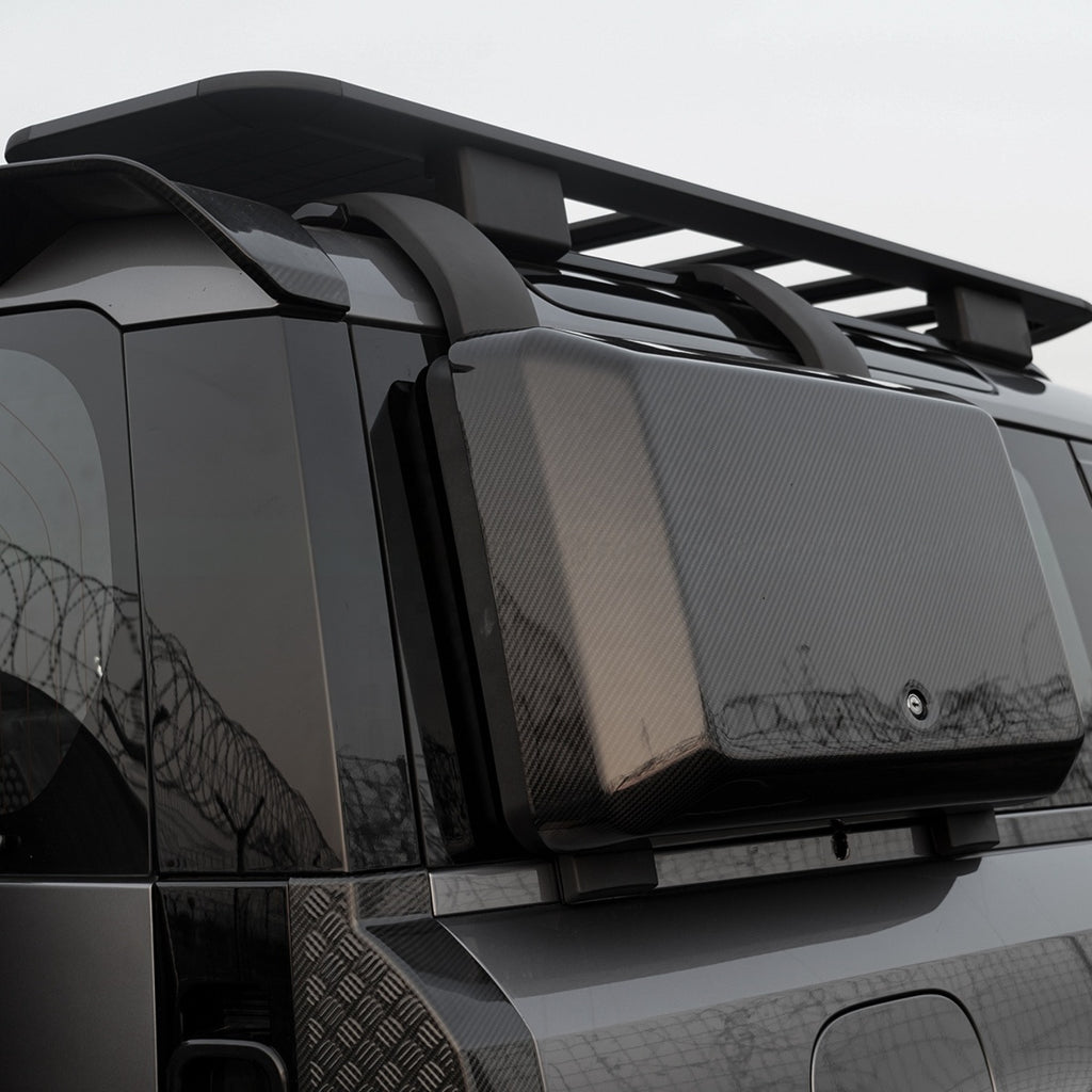 TITANSCHILD – Aluminium Dachträger für Defender - Detailansicht