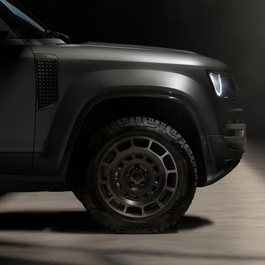TITANSCHILD – Forged Carbon Seitenlüftung OCTA 2025 für Land Rover Defender - Detailansicht