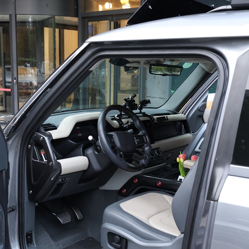 TITANSCHILD – Dashboard Handyhalter für Land Rover Defender - Seitenansicht
