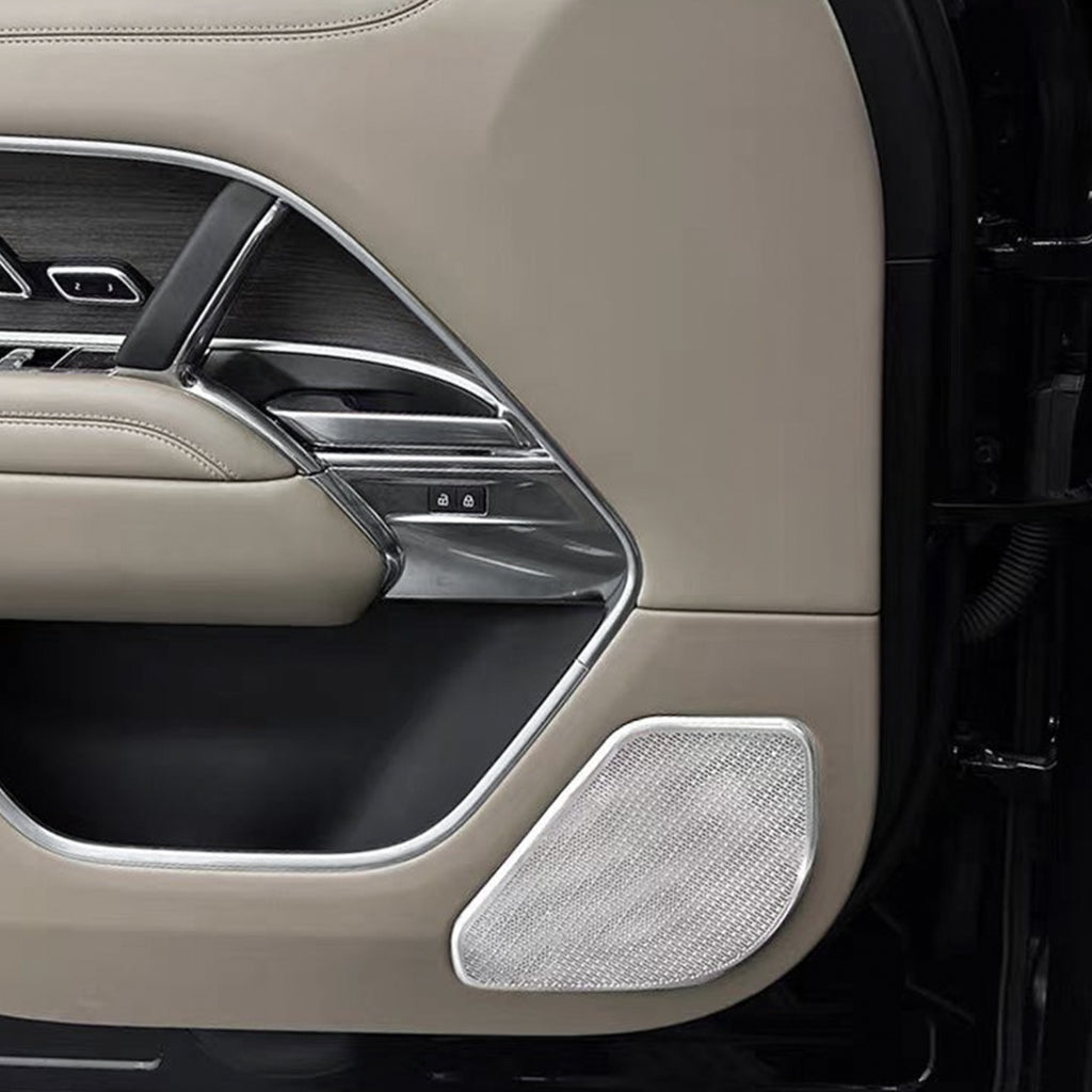 TITANSCHILD – Ambient Light Lautsprecherabdeckung mit LED für Range Rover - Detailansicht