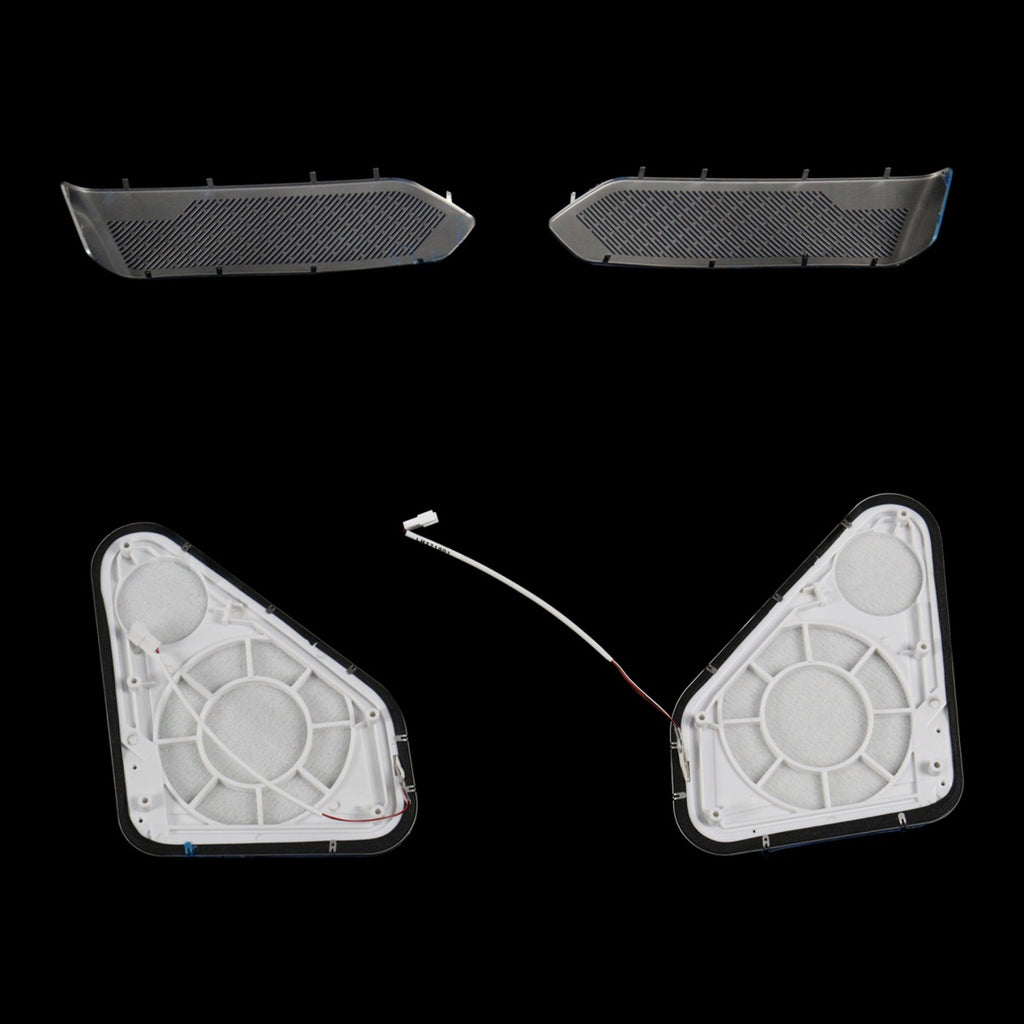 TITANSCHILD – Ambient Light Lautsprecherabdeckung mit LED für Range Rover - Nahaufnahme