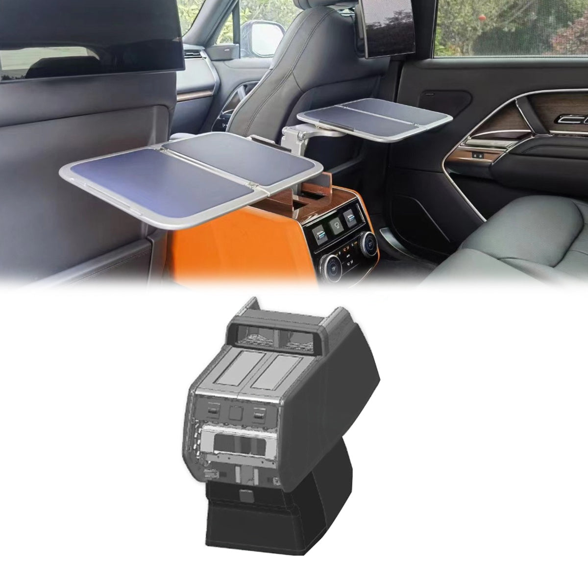 TITANSCHILD – Multifunktionales Klapptablett für Range Rover - Hauptbild