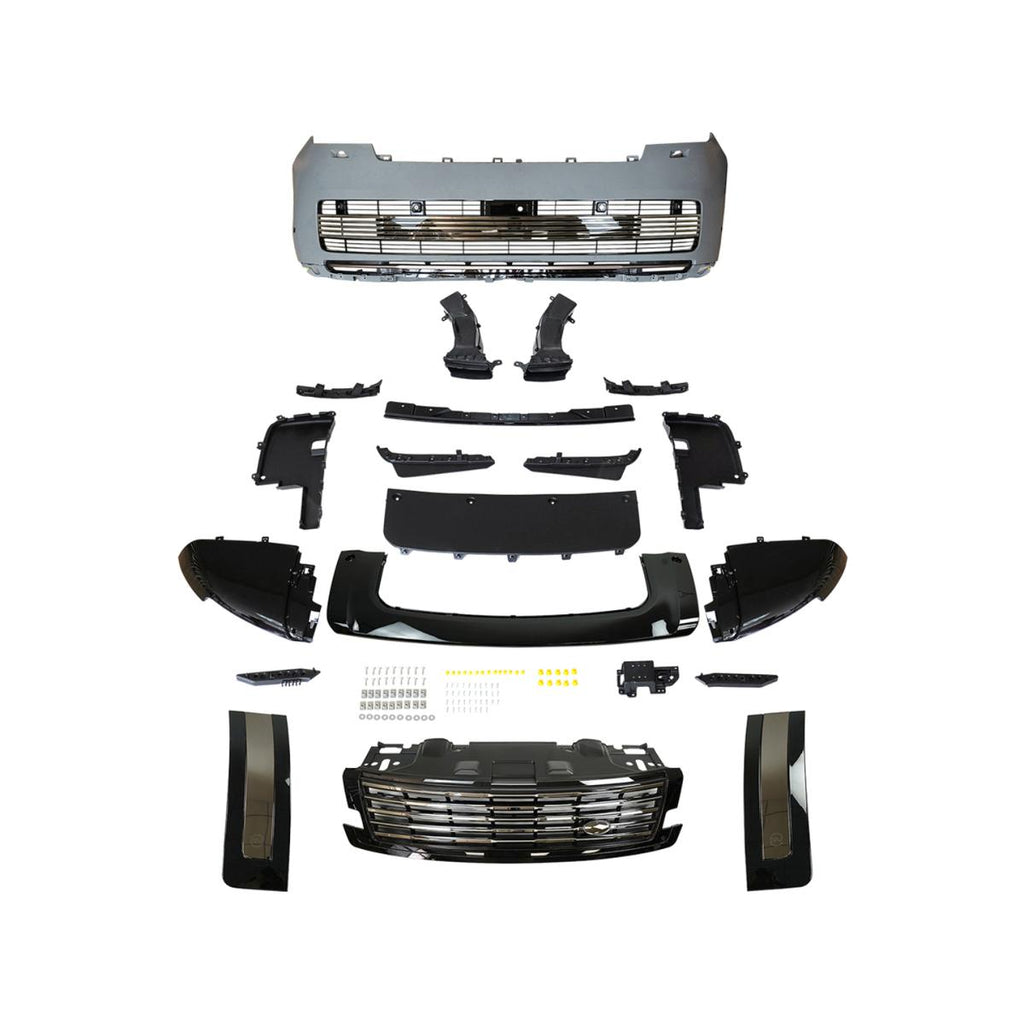 TITANSCHILD – Frontstoßstangen- und Grill-Upgrade für Range Rover Vogue (ab 2023) - Montageansicht