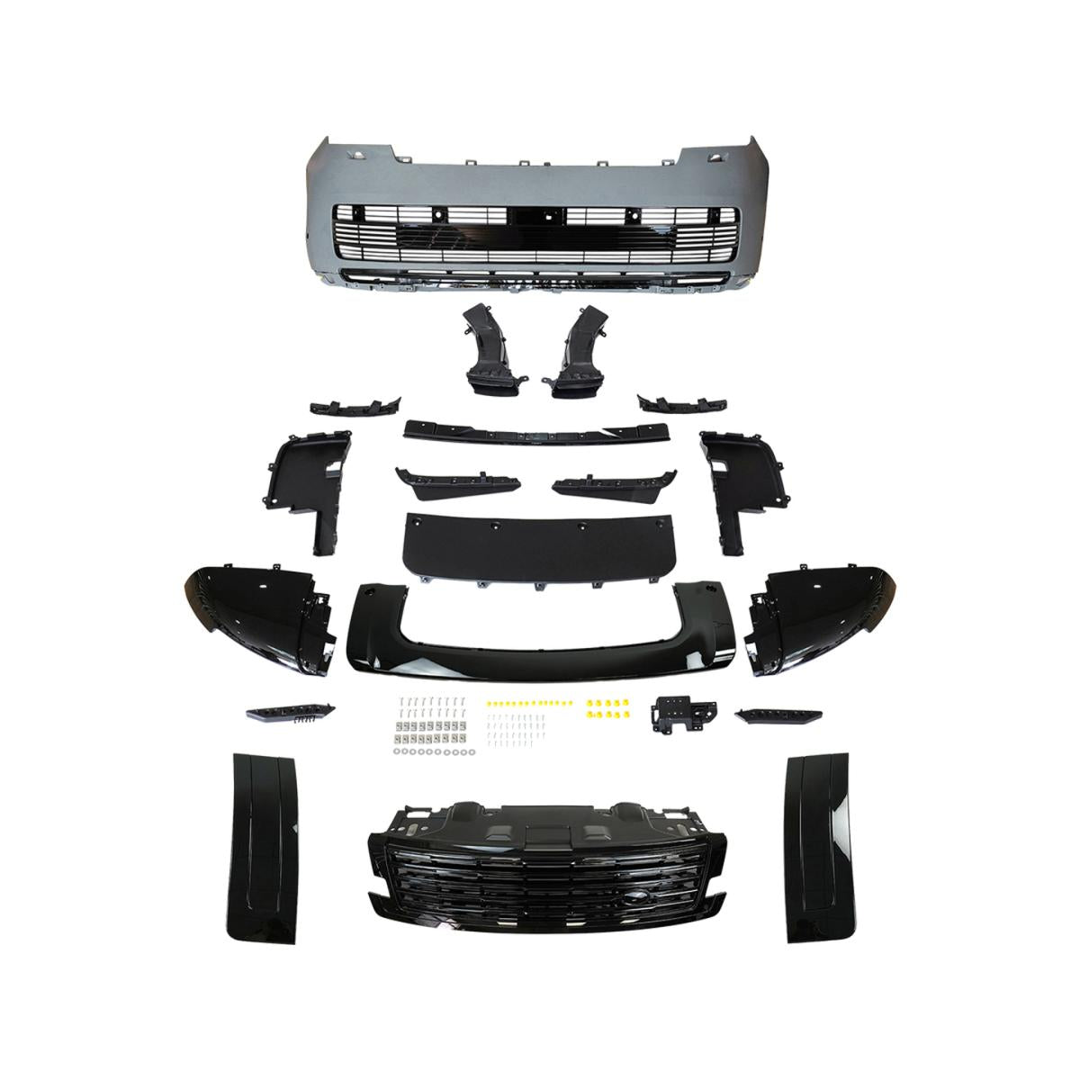 TITANSCHILD – Frontstoßstangen- und Grill-Upgrade für Range Rover Vogue (ab 2023) - Montageansicht