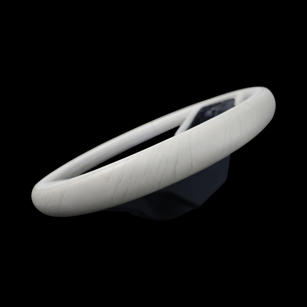 TITANSCHILD – Weißes Holzlenkrad Exklusiv für Range Rover - Nahaufnahme