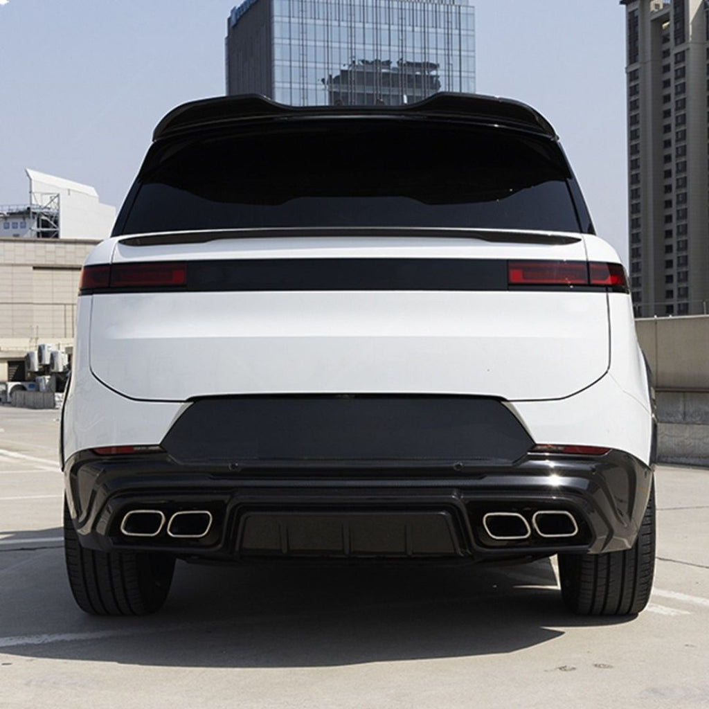 TITANSCHILD – Carbon Heckstoßstange für Range Rover Sport - Seitenansicht