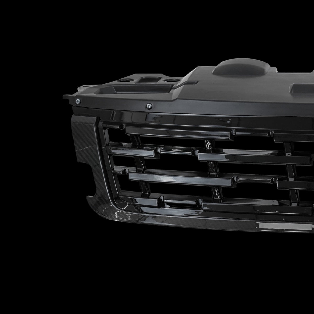 TITANSCHILD – Carbon Kühlergrill Blende für Range Rover Sport - Nahaufnahme