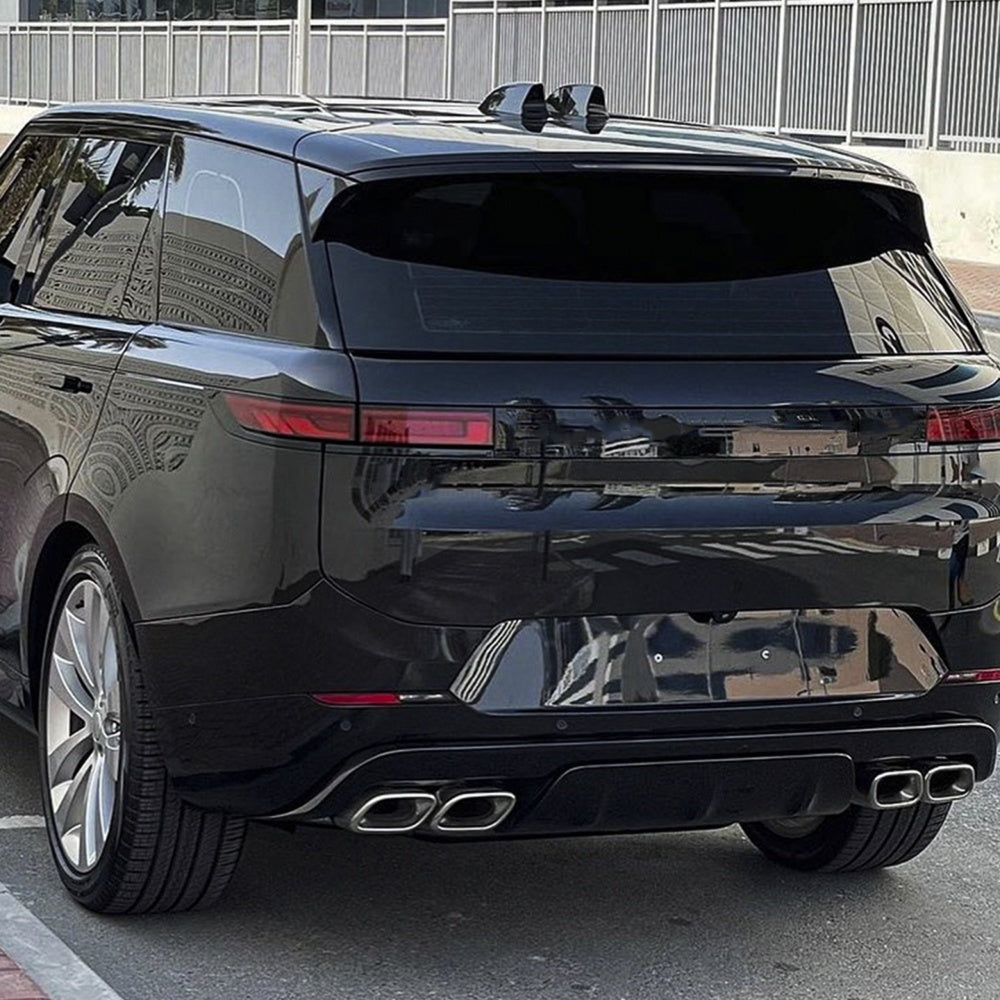 TITANSCHILD – Quadratische Heckauspuffblenden für Range Rover Sport - Detailansicht