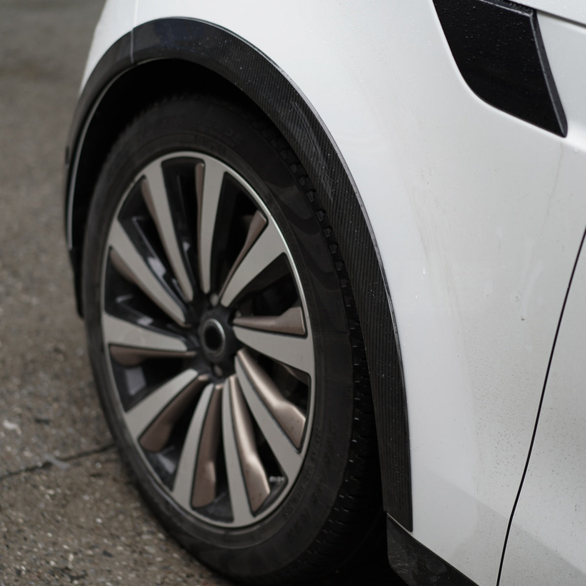 TITANSCHILD – Carbon Radlaufleisten für Range Rover Sport - Detailansicht