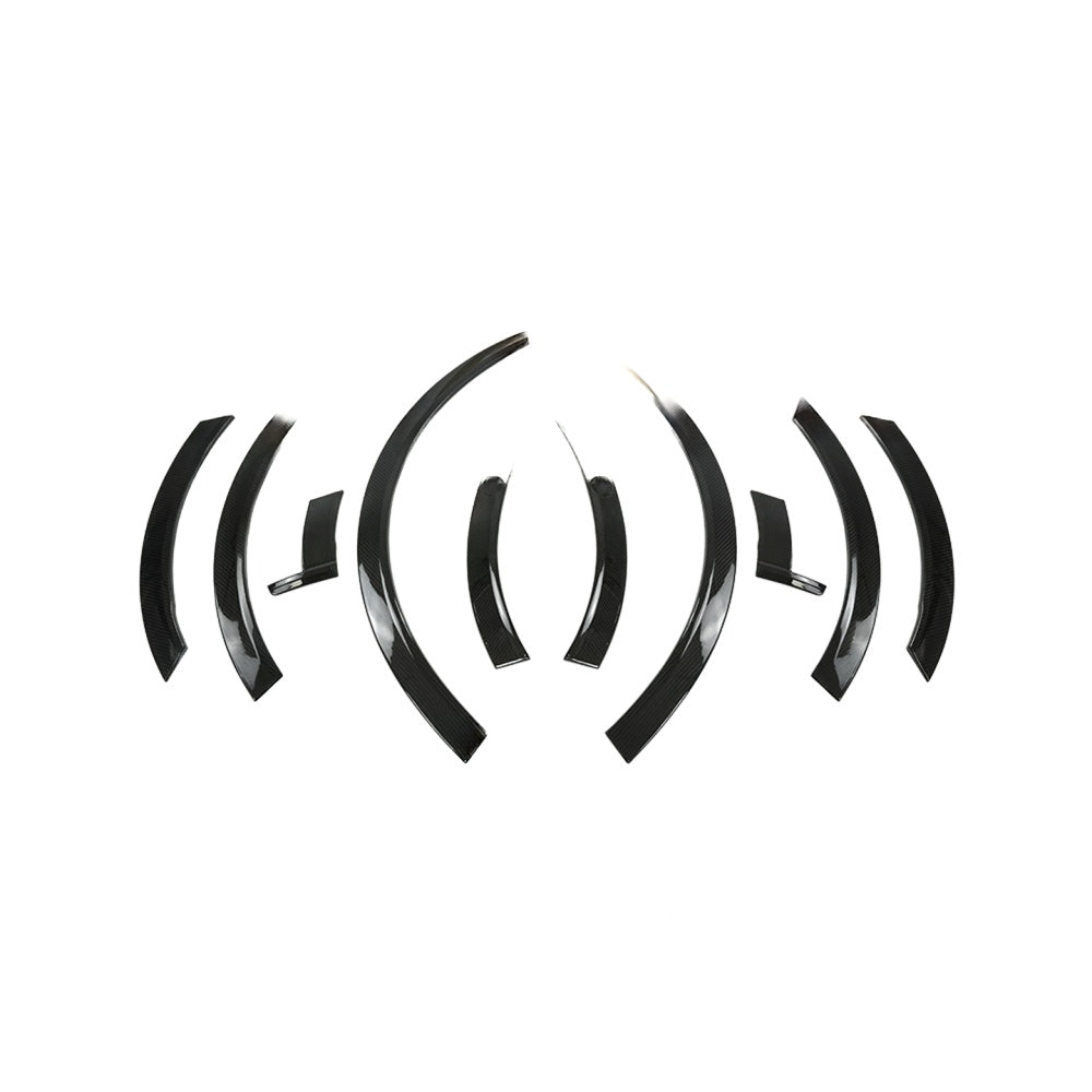 TITANSCHILD – Carbon Radlaufleisten für Range Rover Sport - Montageansicht