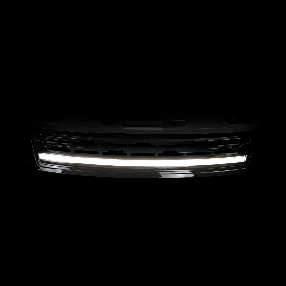 TITANSCHILD – Schwarzer LED Front-Kühlergrill für Range Rover Sport - Nahaufnahme