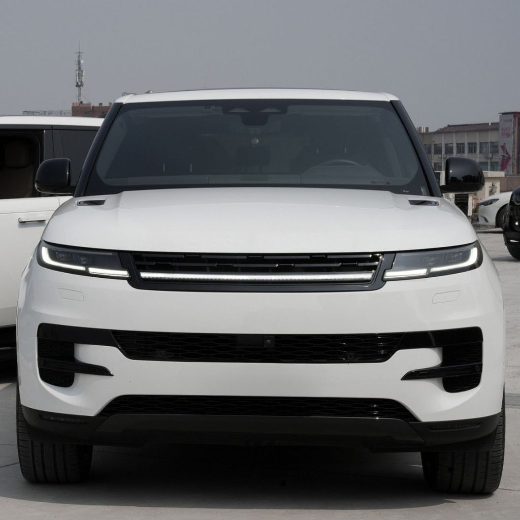 TITANSCHILD – Schwarzer LED Front-Kühlergrill für Range Rover Sport - Seitenansicht