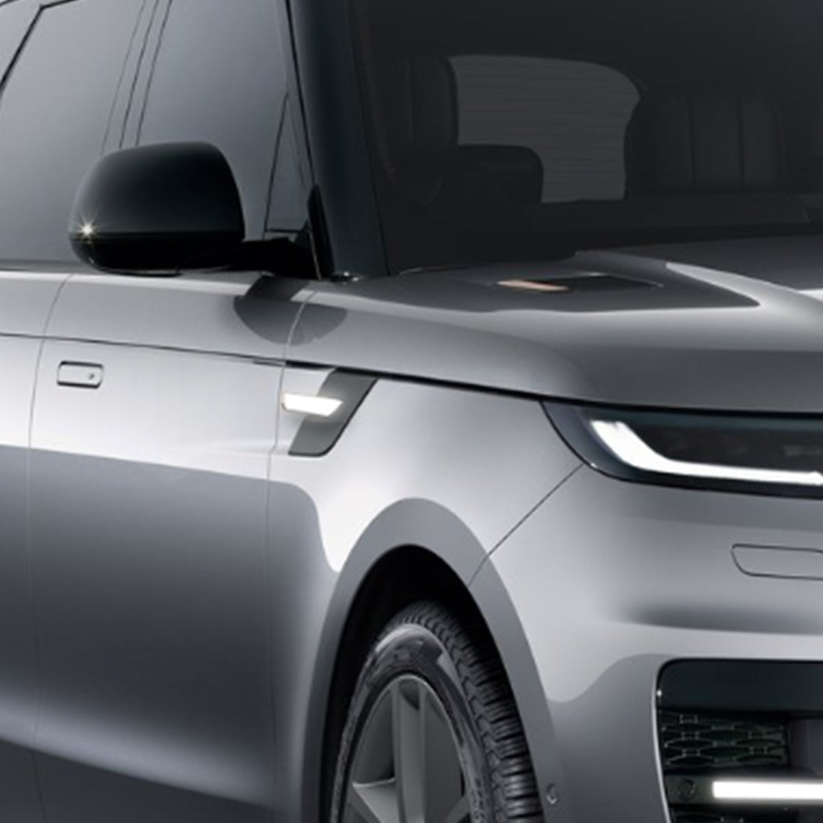 TITANSCHILD – Seitliche Lüftungsgitter mit LED für Range Rover Sport - Seitenansicht
