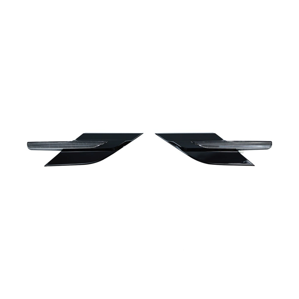 TITANSCHILD – Seitliche Lüftungsgitter mit LED für Range Rover Sport - Montageansicht