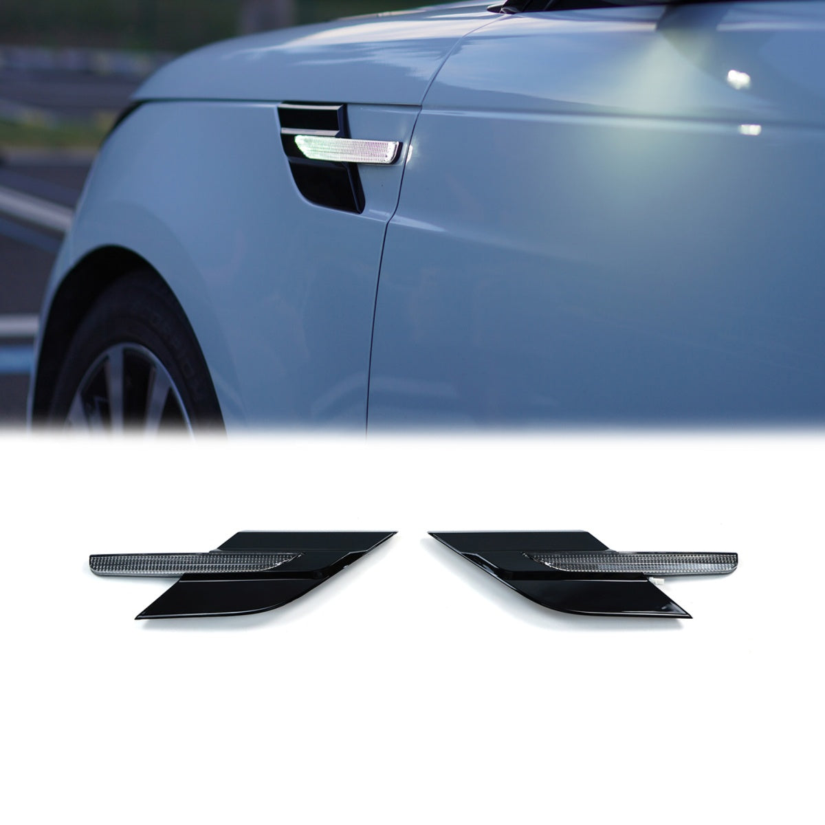 TITANSCHILD – Seitliche Lüftungsgitter mit LED für Range Rover Sport - Hauptbild